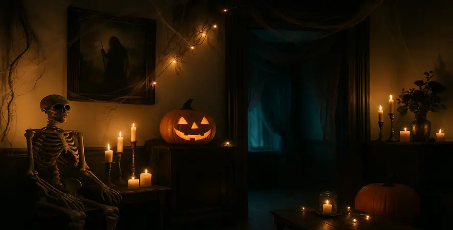 انتخاب تم و فضای دکور برای جشن هالووین در خانه