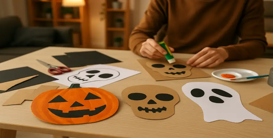 ماسک هالووین خانگی بسازیم (با الگو و آموزش تصویری)